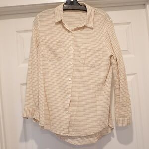 ELLISON Light Weight Button Down Long Sleeve Shirt